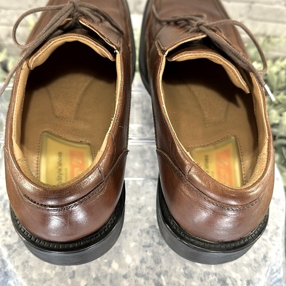Dockers Pro-Style Comfort Brown Leather Square Toe Dress Oxfords Men’s 10M✨VGUC✨ - Picture 9 of 12